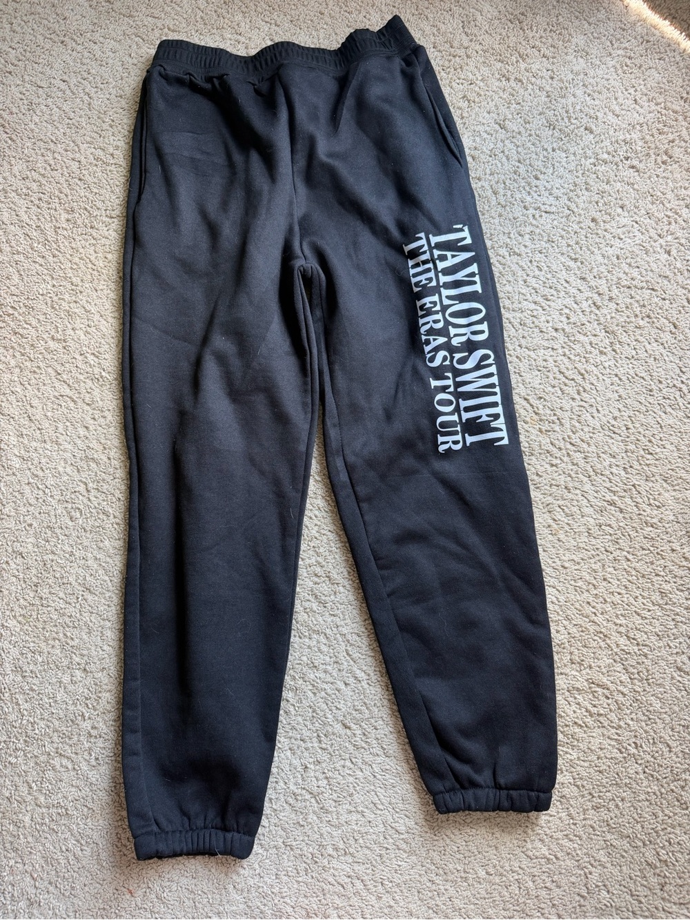 Taylor Swift The Eras Tour Black Jogger Sweatpants